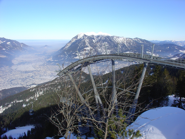A photo from the top, Garmisch-Partenkirchen-Zugspitze