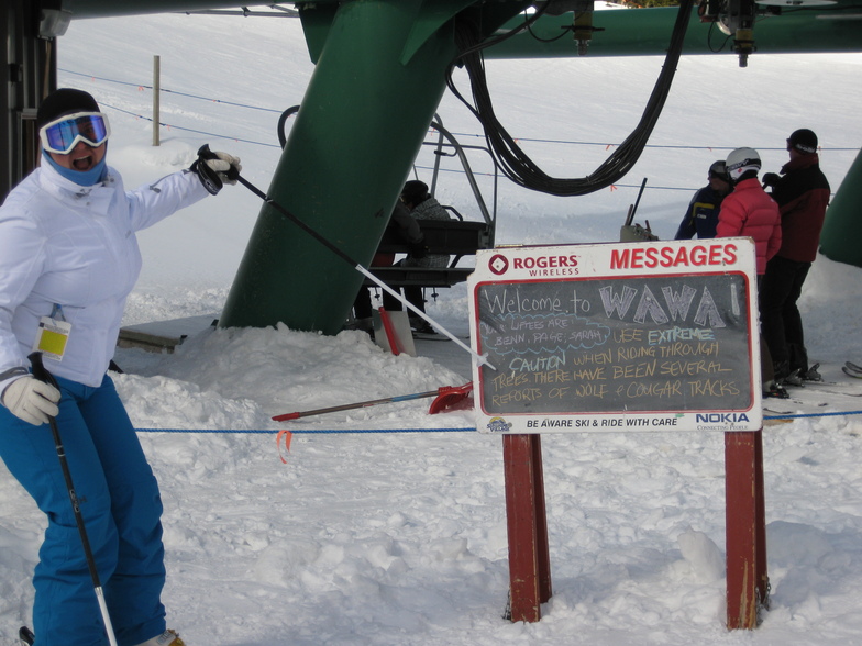 Danger beware., Sunshine Village