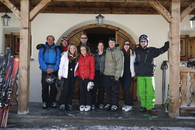 Tony and the crew from the Tivoli Chalet, Davos