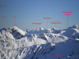 Looking across at Kicking Horse photo