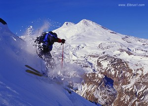 Free-ride in Cheget with Mt. Elbrus view, Mount Cheget photo