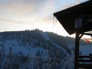 Nagy-Mihaly slope frontview, Harghita Mădăraş photo