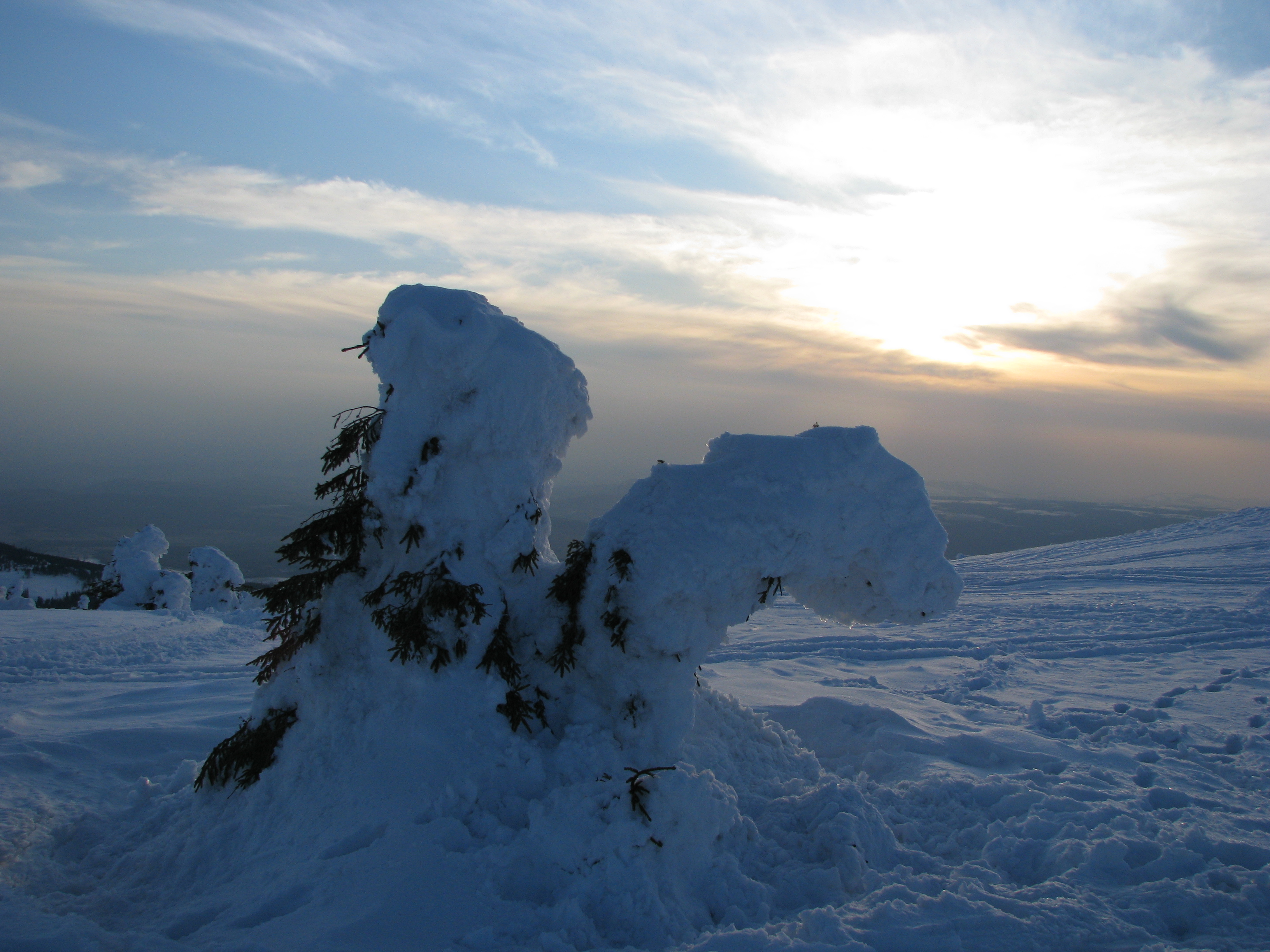 Snow statue, Harghita Mădăraş
