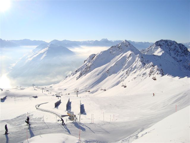 The easterm face of the Weissflujoch, Davos