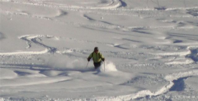 Haakon in Parsenn powder, Davos