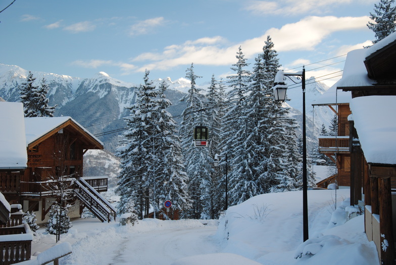 The perfect morning in La Tania