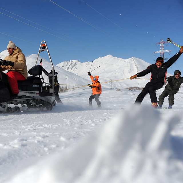 snowmobile, La Thuile