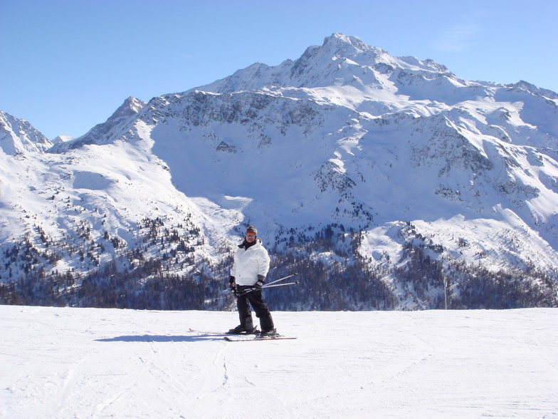 mt blanc from les arcs