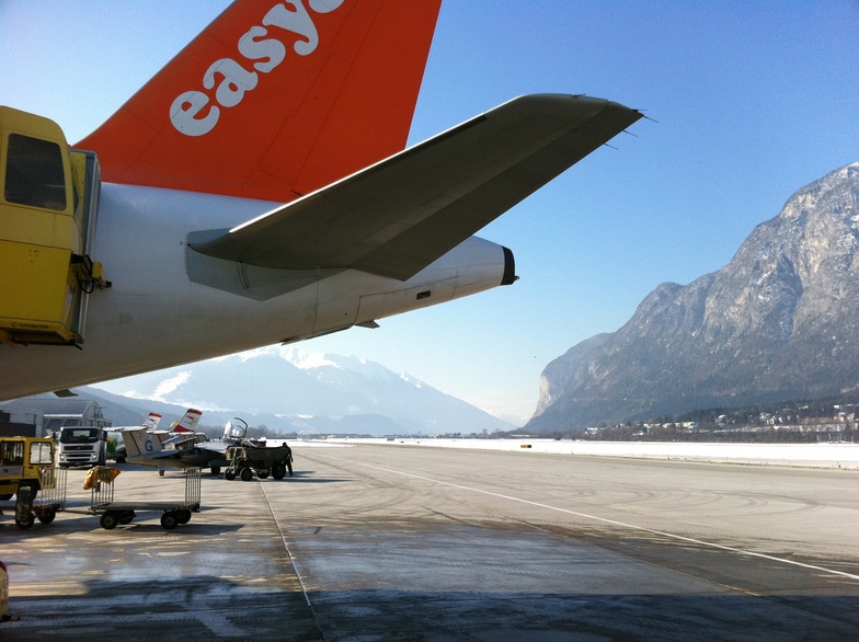Arrival at Innsbruck Airport