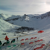 End of the journey day - happy hour drink, Tignes