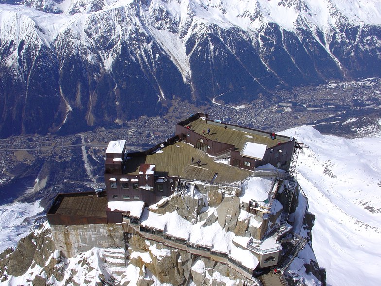 View from the Aiguille du Midi, Chamonix