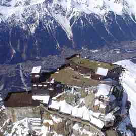 View from the Aiguille du Midi, Chamonix