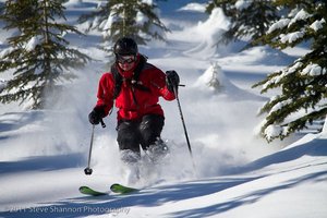Enjoying some Powder at Big Red Cats photo