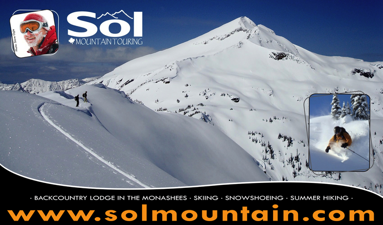 Sol Mountain Lodge in the Monashees, Sol Mountain Touring