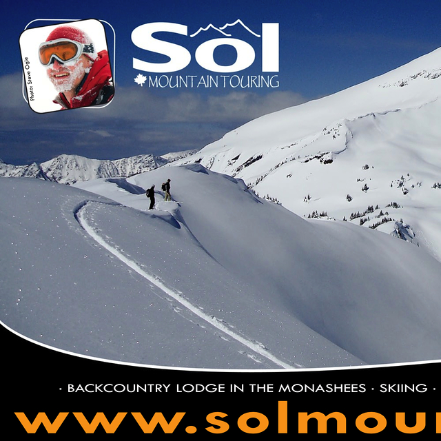 Sol Mountain Lodge in the Monashees, Sol Mountain Touring
