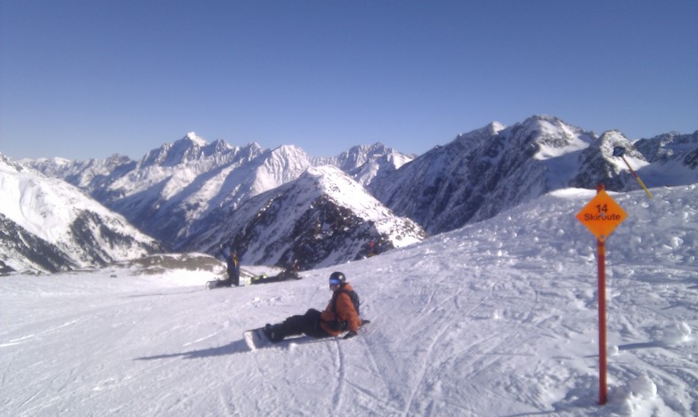 Home Run to resort, Stubai, Stubai Glacier