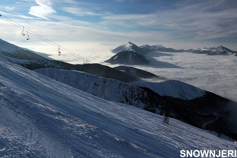 Above clouds, Brezovica
