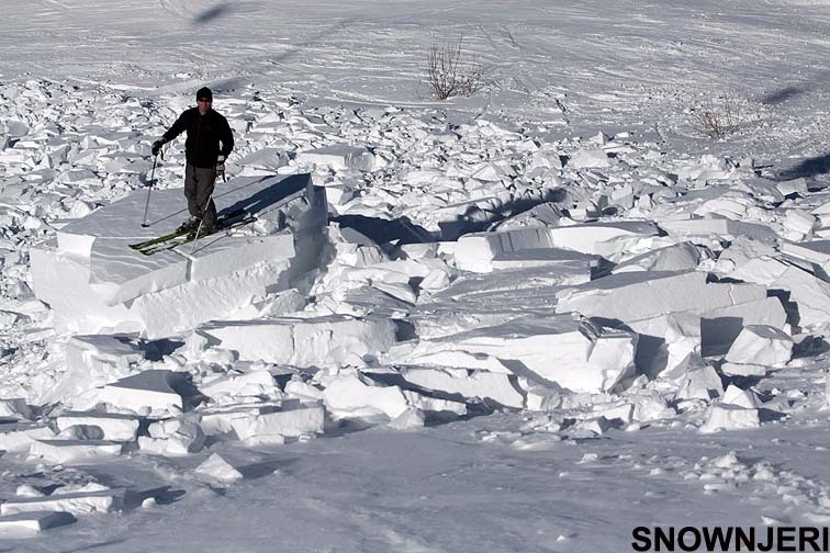 Slab avalanche Breza, Brezovica