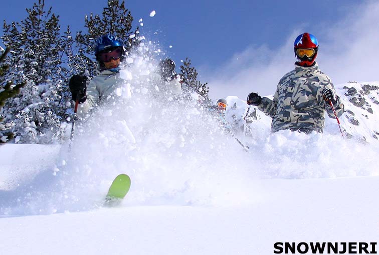 Agressive snow cut bunch, Brezovica