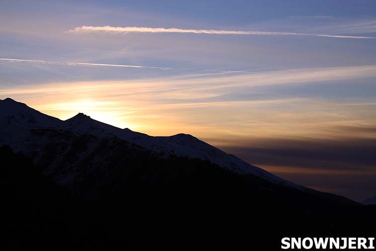 Last light Breza, Brezovica