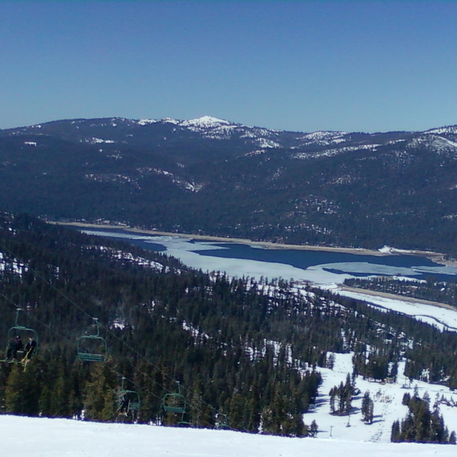 Spring 2009 Top of chair 5, China Peak Mountain Resort