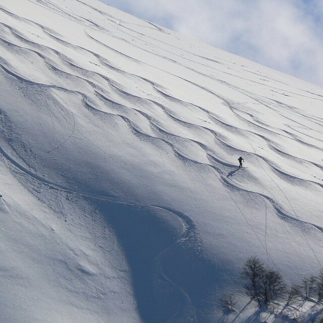 fresh powder, Cerro Bayo