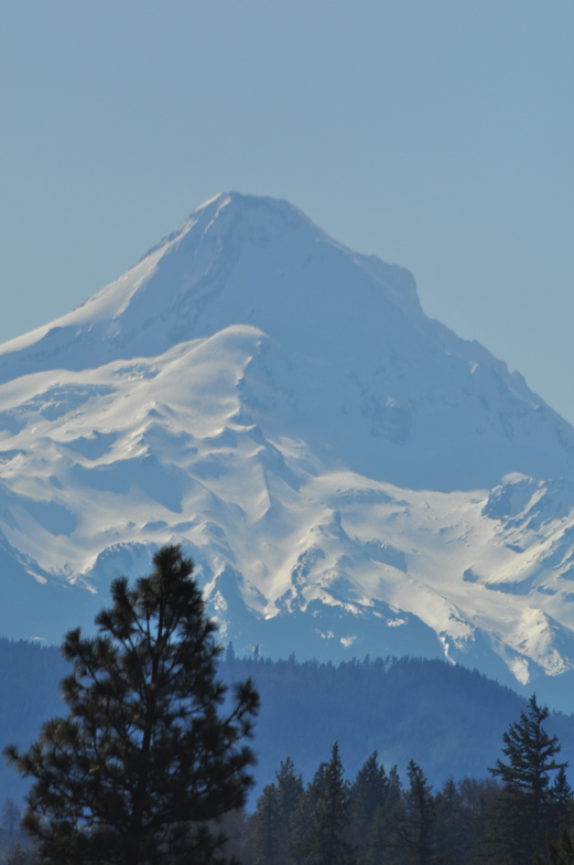 Mount Hood peak 11,249 feet (3,429 m), Mt Hood Meadows