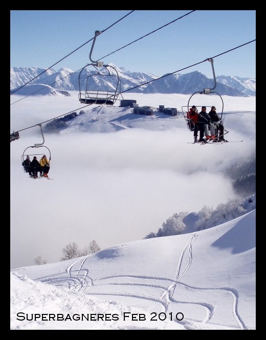 Fantastic powder at Superbagneres