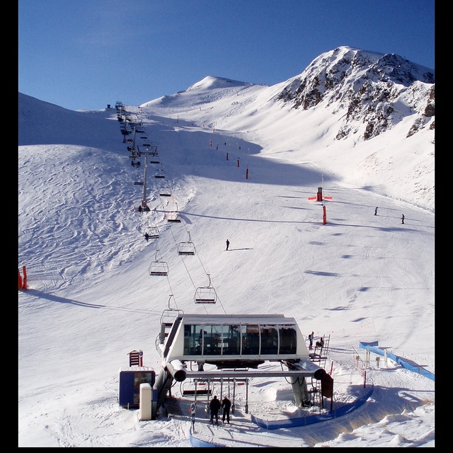 Empty slopes in January, Peyragudes