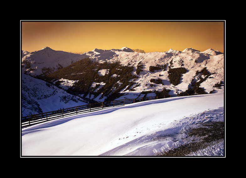 sunset, Saalbach Hinterglemm