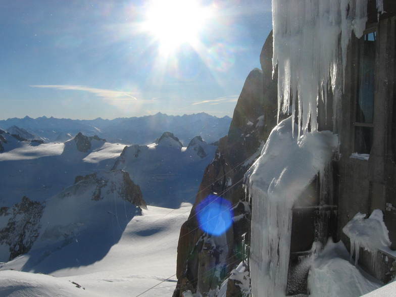 Aiguille du Midi towards Italy, Chamonix