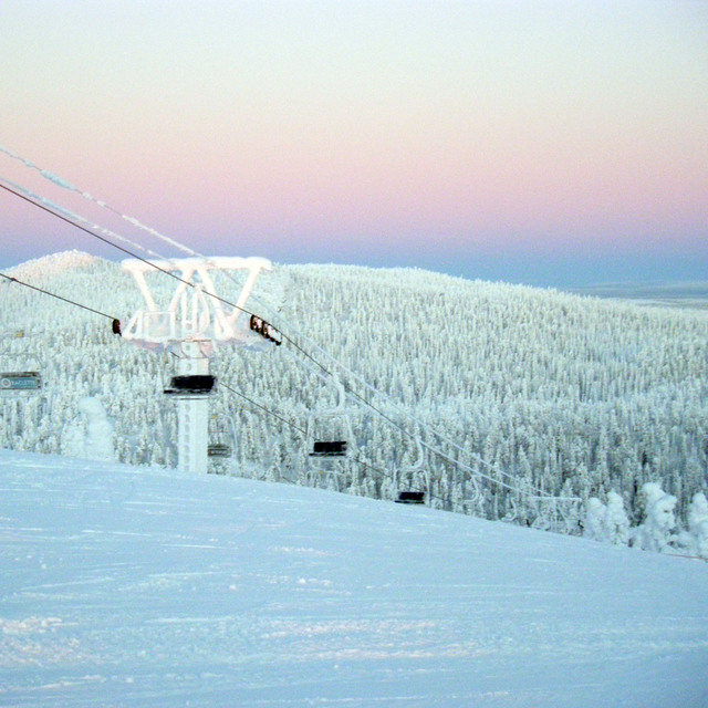 Stunning scenery, Ruka