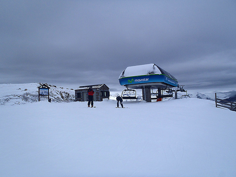 Chairlift in Cerler, Spain