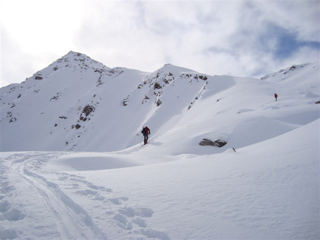 Climbing to the Sentishorn Gipfel, Davos