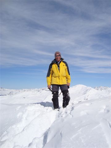 Tony on the Sentishorn Gipfel, Davos