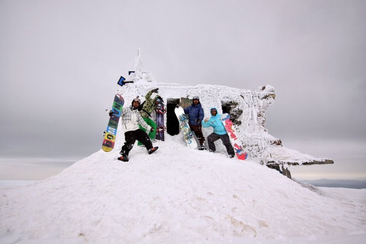 Rakatak Extreme at the highest peak of Mt.Uludag, Uludağ