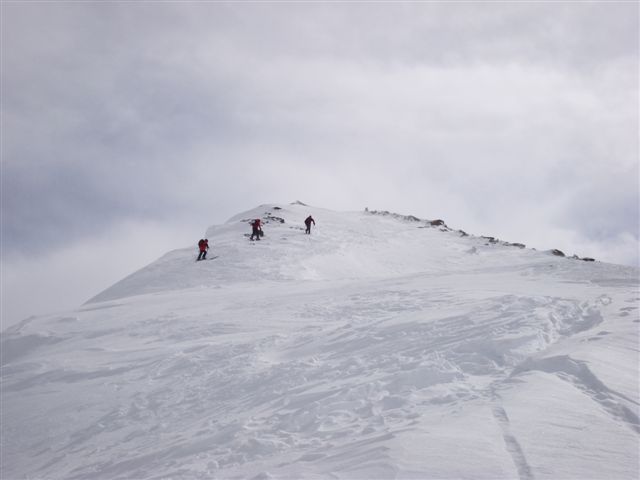 almost on the Pischahorn summit, Davos