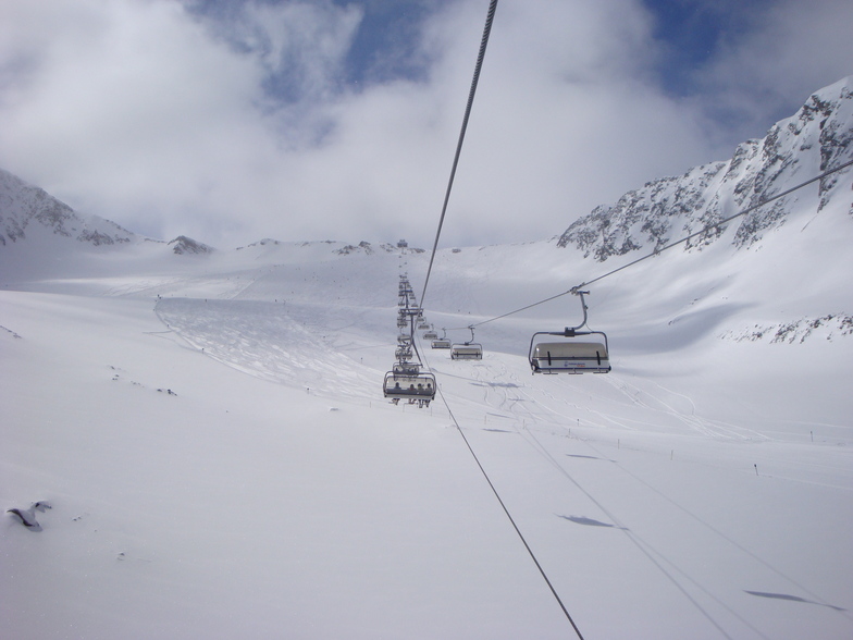 Open and beckoning, Stubai Glacier