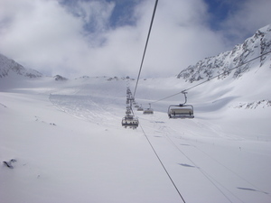 Open and beckoning, Stubai Glacier photo
