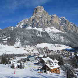 Entering Corvara, Corvara (Alta Badia)