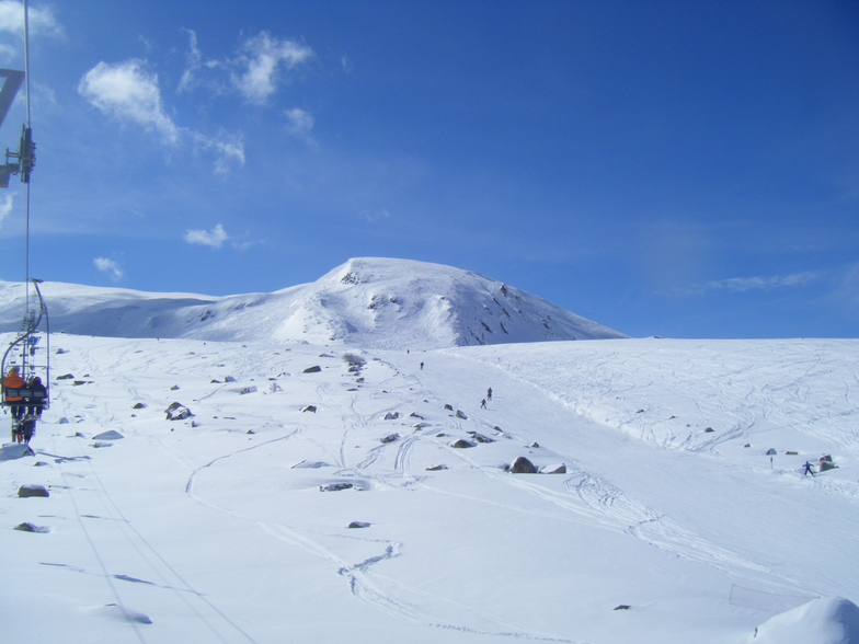 A view of one piste at Porte., Porté Puymorens