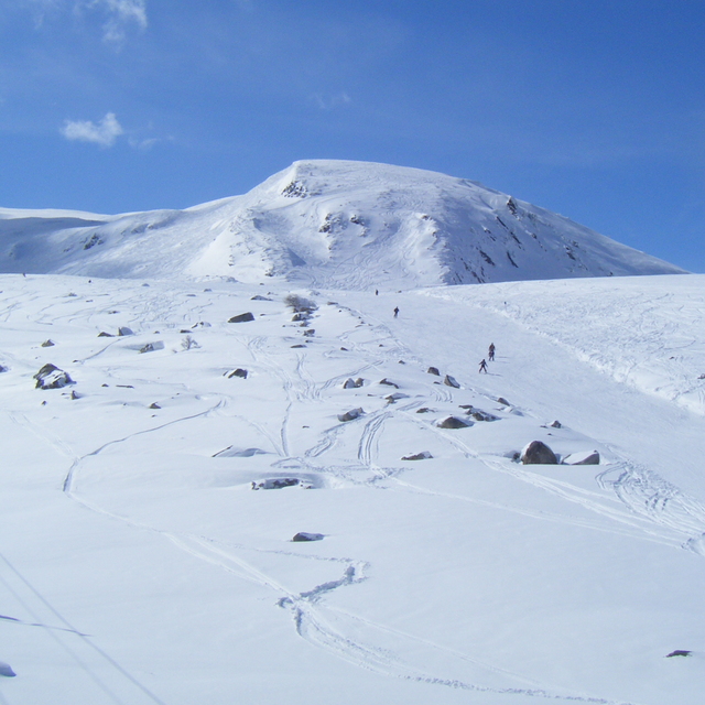 A view of one piste at Porte., Porté Puymorens