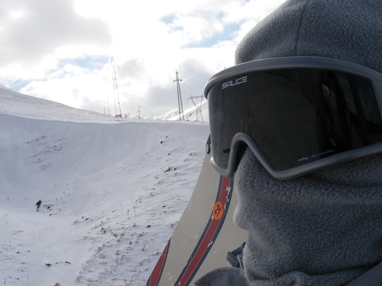 On the lift, Mt Palandöken