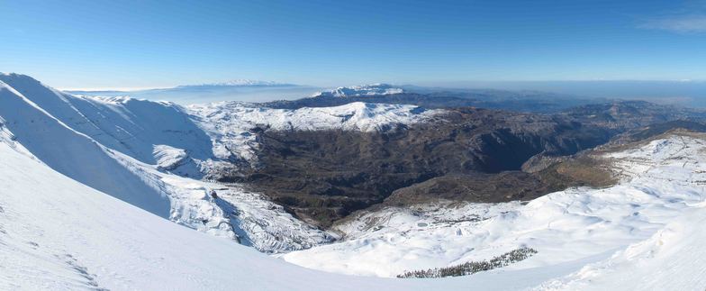 Overlooking the Maten District, Mzaar Ski Resort