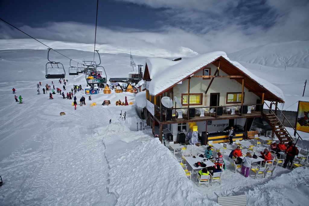 Cafe on the second stage of the lift, Gudauri