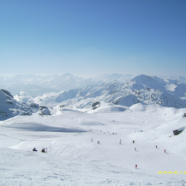 Nothing but blue sky, La Plagne