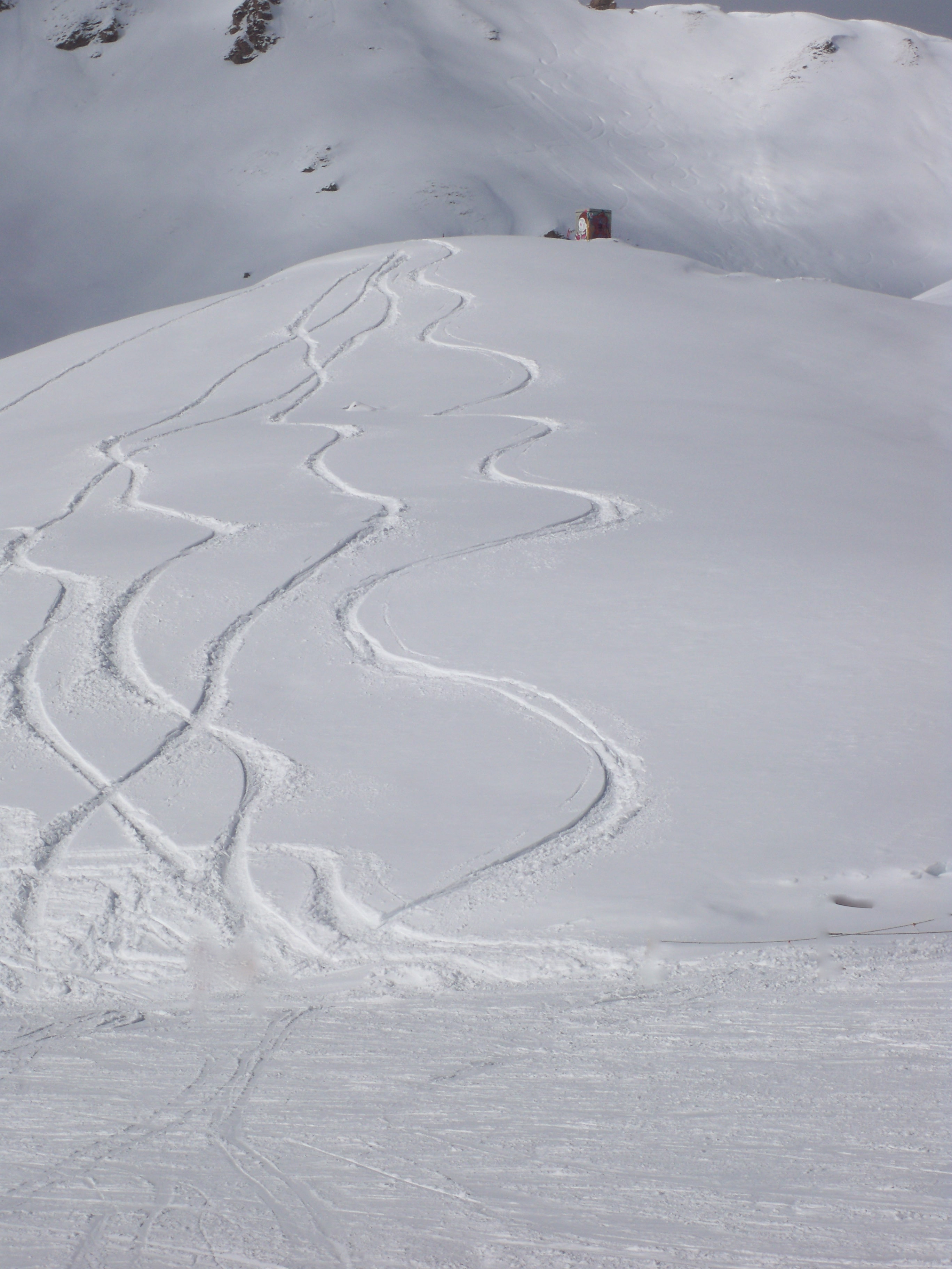 off-piste in Grimentz