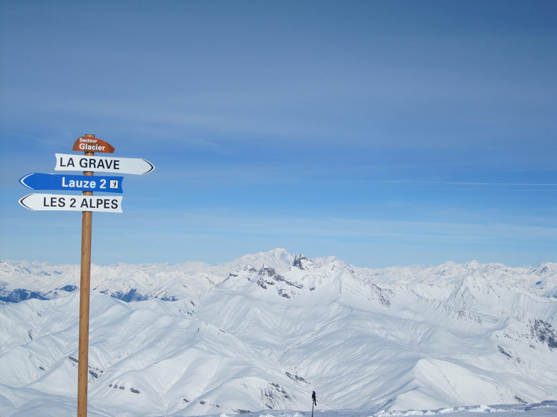 Dôme de Puy Salié (3412 m.), Les Deux Alpes