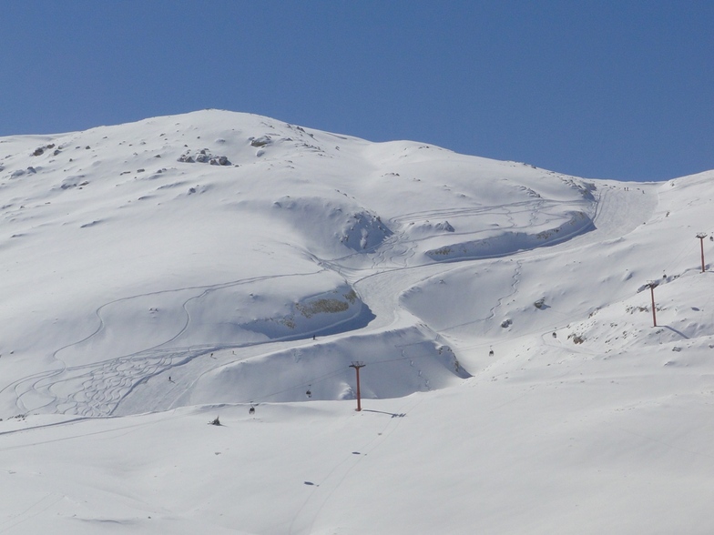 Run-Way From the Top of Piste !, Pooladkaf Ski Resort