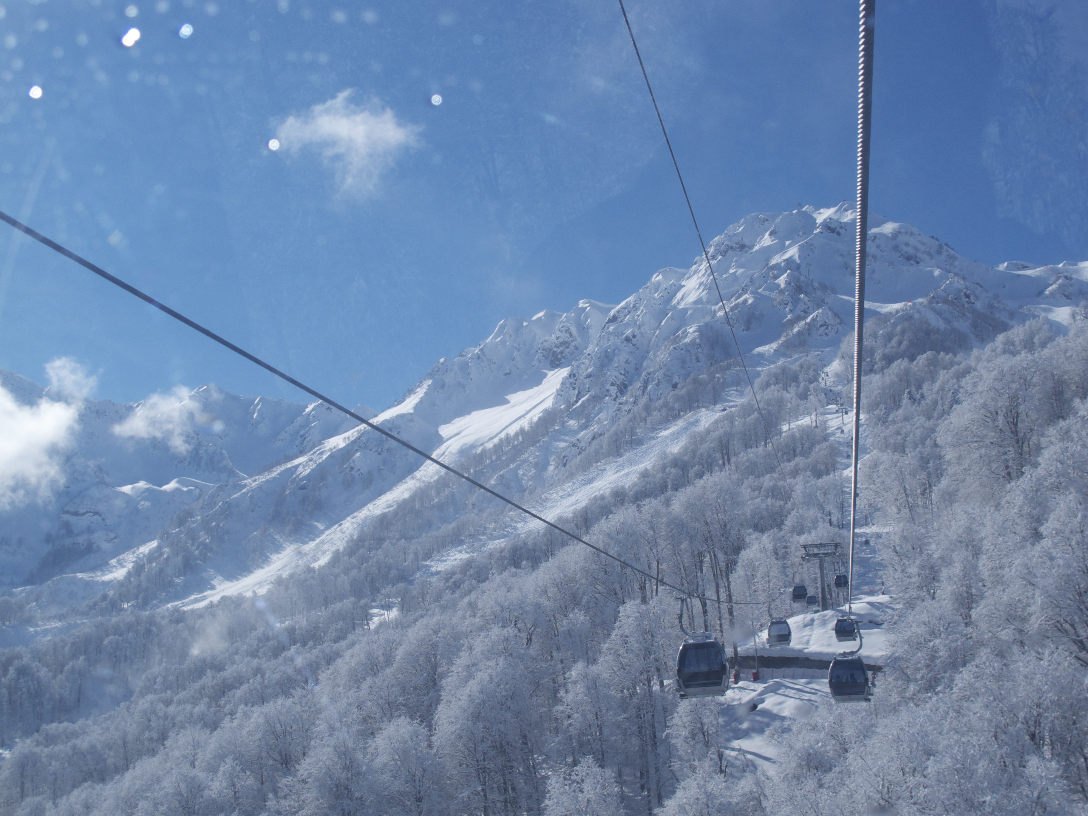 2nd Gondola on Rosa Khutor, Krasnaya Polyana, Russia